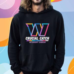 Official Washington Commanders 2024 Crucial Catch Intercept Cancer Awareness Shirt