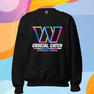 Official Washington Commanders 2024 Crucial Catch Intercept Cancer Awareness Shirt