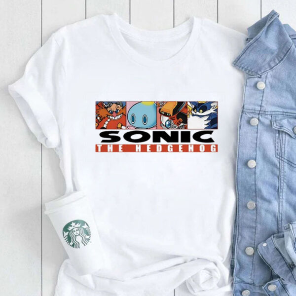 Og Box Logo Sonic The Hedgehog T-Shirt