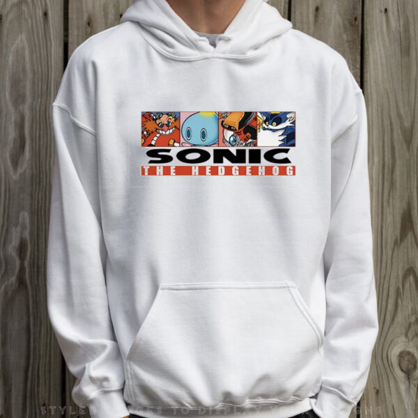 Og Box Logo Sonic The Hedgehog T-Shirt Hoodie