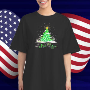 Oh What Fun It Is To Ride Holiday Six Flags Christmas T-Shirt