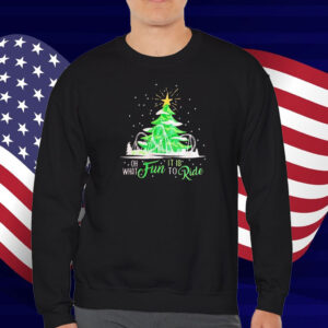 Oh What Fun It Is To Ride Holiday Six Flags Christmas T-Shirt