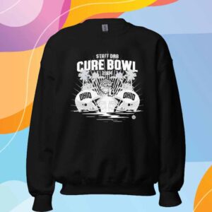 Ohio Bobcats Staffdna Cure Bowl 2024 Camping World Stadium Helmet T-Shirt