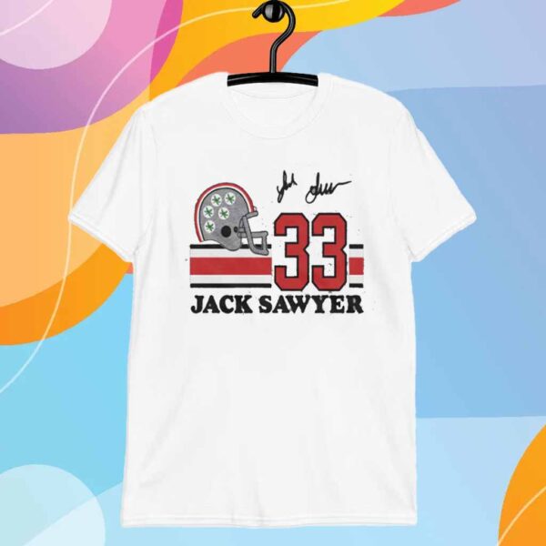 Ohio State Jack Sawyer Signature Jersey Shirt