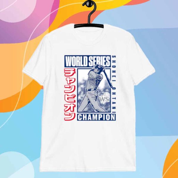 Ohtani Dodgers 2024 World Series Champions Kanji Swing Shirt