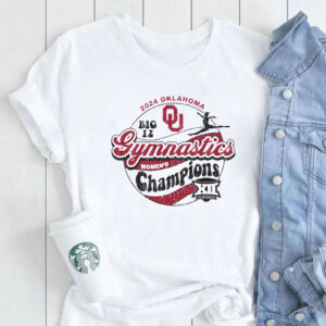 Oklahoma Sooners 2024 Big 12 Women’s Gymnastics Champions T-Shirt