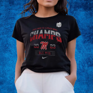 Ole Miss Rebels 2023 Peach Bowl Champions Locker Room T-Shirts