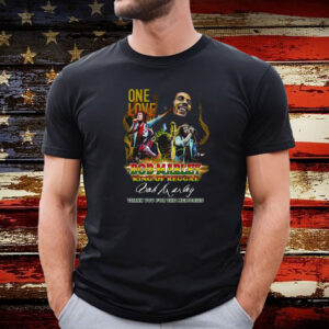 One Love Bob Marley King Of Reggae Thank You For The Memories Tee Shirt