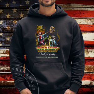 One Love Bob Marley King Of Reggae Thank You For The Memories Tee Shirt Hoodie