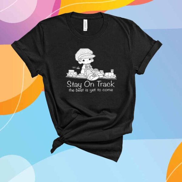 Online Ceramics Precious Moments Stay On Track T-Shirt