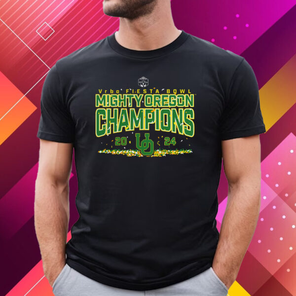 Oregon Ducks 2024 Fiesta Bowl Champions Mindset T-Shirt