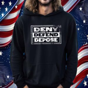 Oversized, Heavyweight DENY DEFEND DEPOSE T-Shirt