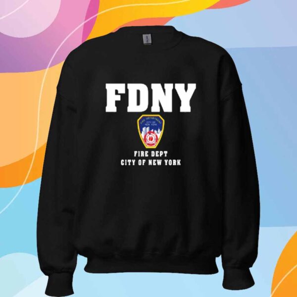 Pete Davidson Wearing Fdny Fire Dept Tu Of New York Shirt