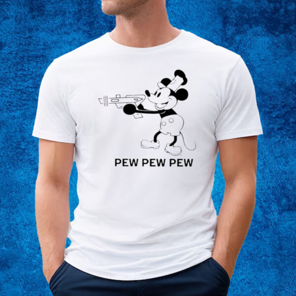 Pew Pew Pew Steamboat T-Shirt