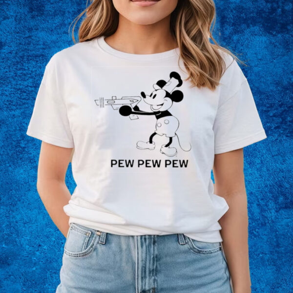 Pew Pew Pew Steamboat T-Shirts