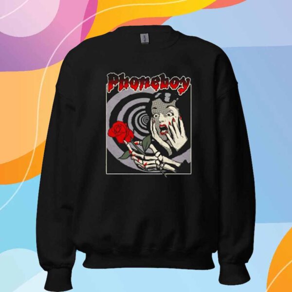 Phoneboy Skeleton Rose Shirt