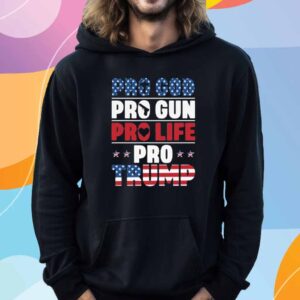 Pro God Pro Gus Pro Life Pro Trump 2024 T-Shirt