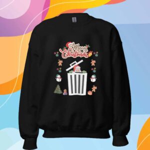 Proud Garbage For Trump Merry Christmas Shirt