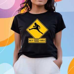 Quarterback Crossing Next 100 Yards T Shirts