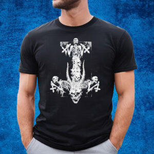 Riddickart Black Unholy Skeleton T-Shirt