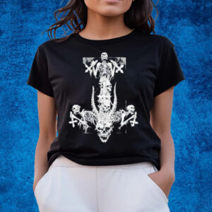 Riddickart Black Unholy Skeleton T-Shirts