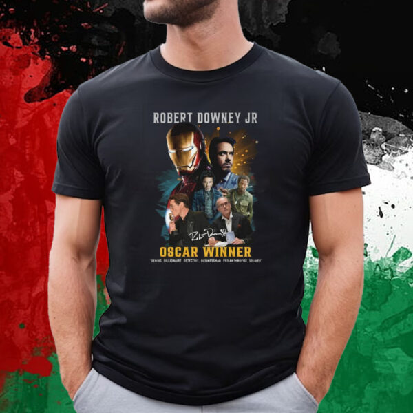 Robert Downey Jr Oscar Winner T-Shirt