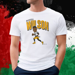 Russell Wilson Caricature Shirt, Pittsburgh