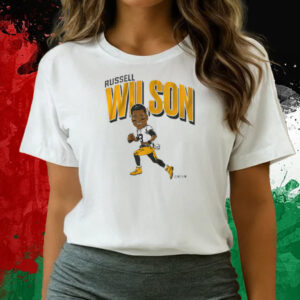 Russell Wilson Caricature Shirts, Pittsburgh