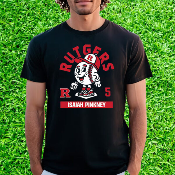 Rutgers – Ncaa Baseball Isaiah Pinkney T-Shirt