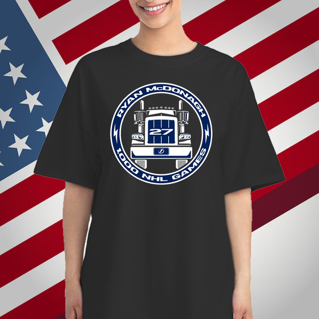 Ryan Mcdonagh 1000 Games Performance T-Shirt