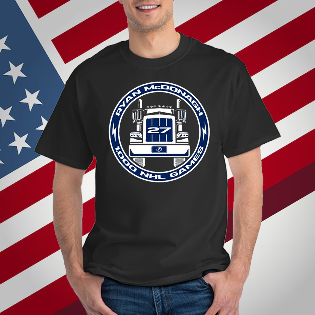 Ryan Mcdonagh 1000 Games Performance T-Shirt