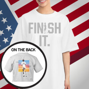 Ryan Reynolds Wearing Finish It 2025 Terry Fox Run Tee Shirt