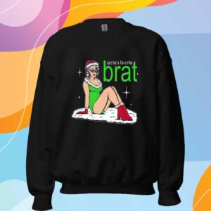 SANTA'S FAVORITE BRAT UGLY SWEATER T-SHIRT