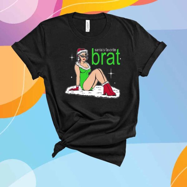 SANTA'S FAVORITE BRAT UGLY SWEATER T-SHIRT