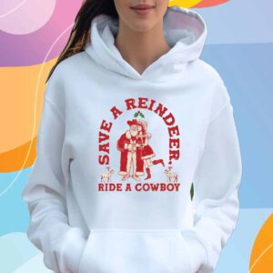 SAVE A REINDEER UGLY SWEATER T-SHIRT