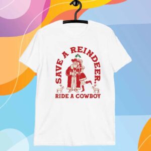 SAVE A REINDEER UGLY SWEATER T-SHIRT