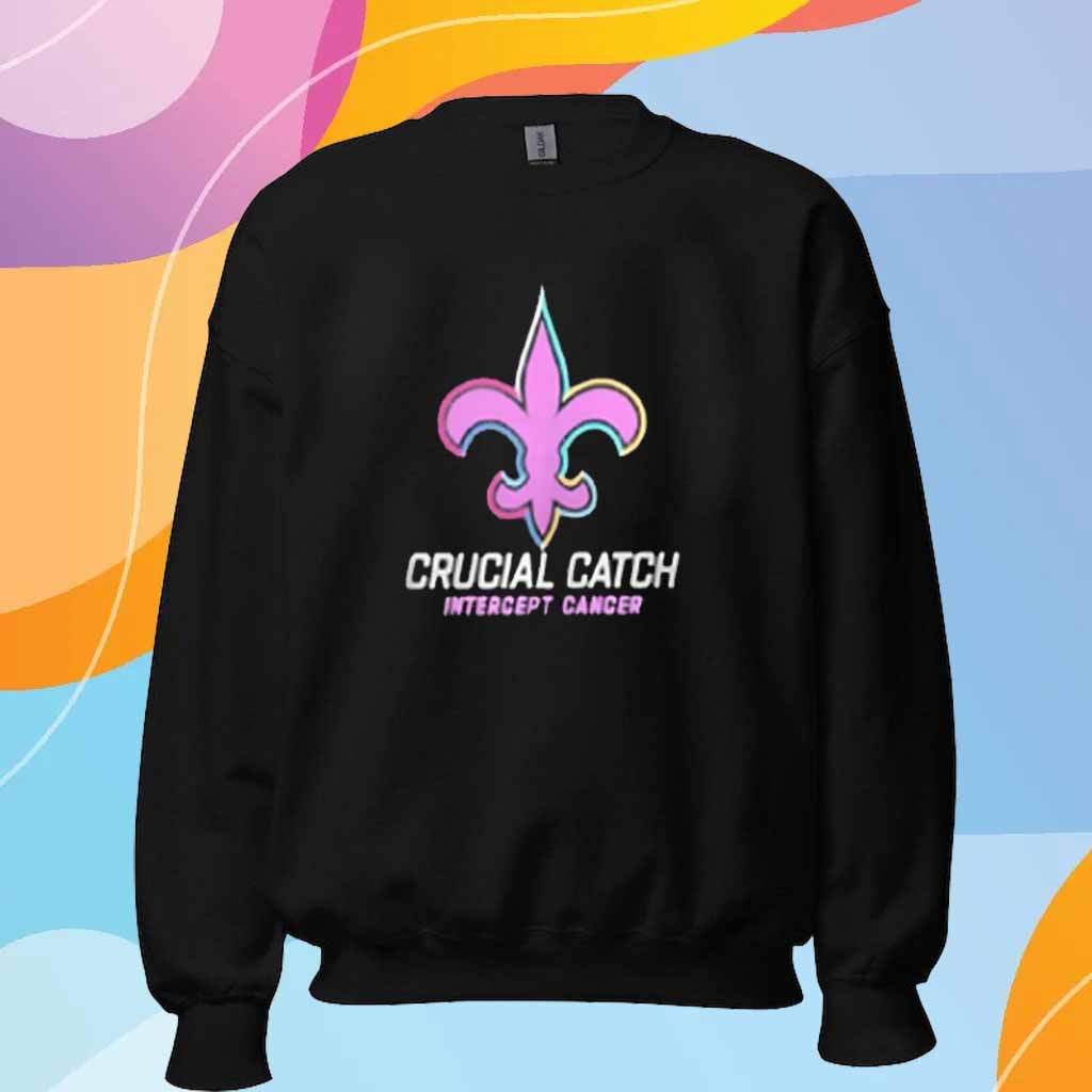 Saints Crucial Catch Intercept Cancer Shirt