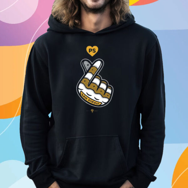 San Diego Finger Heart Shirt Hoodie