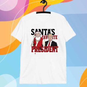 Santa's Favorite Donald Trump President Shirt