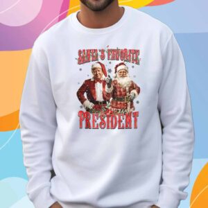 Santa's Favorite President Trump 2024 Shirt