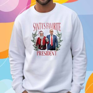 Santa's Favorite President Trump Shirt