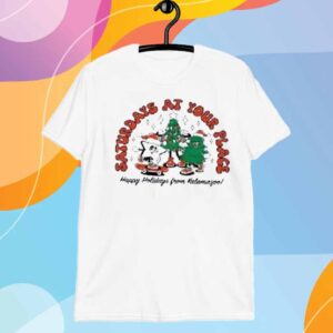 Saturdays At Your Place 2024 Happy Holidays From Kalamazoo T-Shirt
