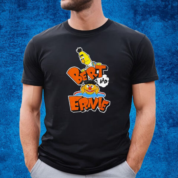 Sesame Street Retro Bert And Ernie T-Shirt