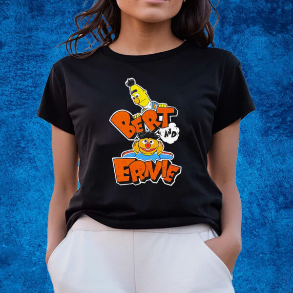 Sesame Street Retro Bert And Ernie T-Shirts