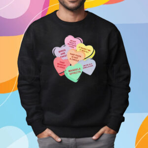 Shane Dawson Podcast Conspiracy Candy Heart T-Shirt Sweatshirt