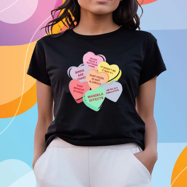 Shane Dawson Podcast Conspiracy Candy Heart T-Shirts