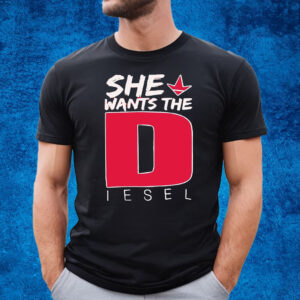She Wants The Diesel Logo T-Shirt