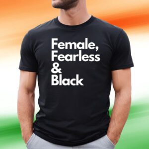 Sheryl Swoopes Female Fearless And Black T-Shirt