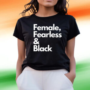 Sheryl Swoopes Female Fearless And Black T-Shirts