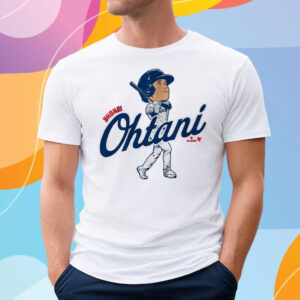 Shohei Ohtani Batting Caricature T-Shirt